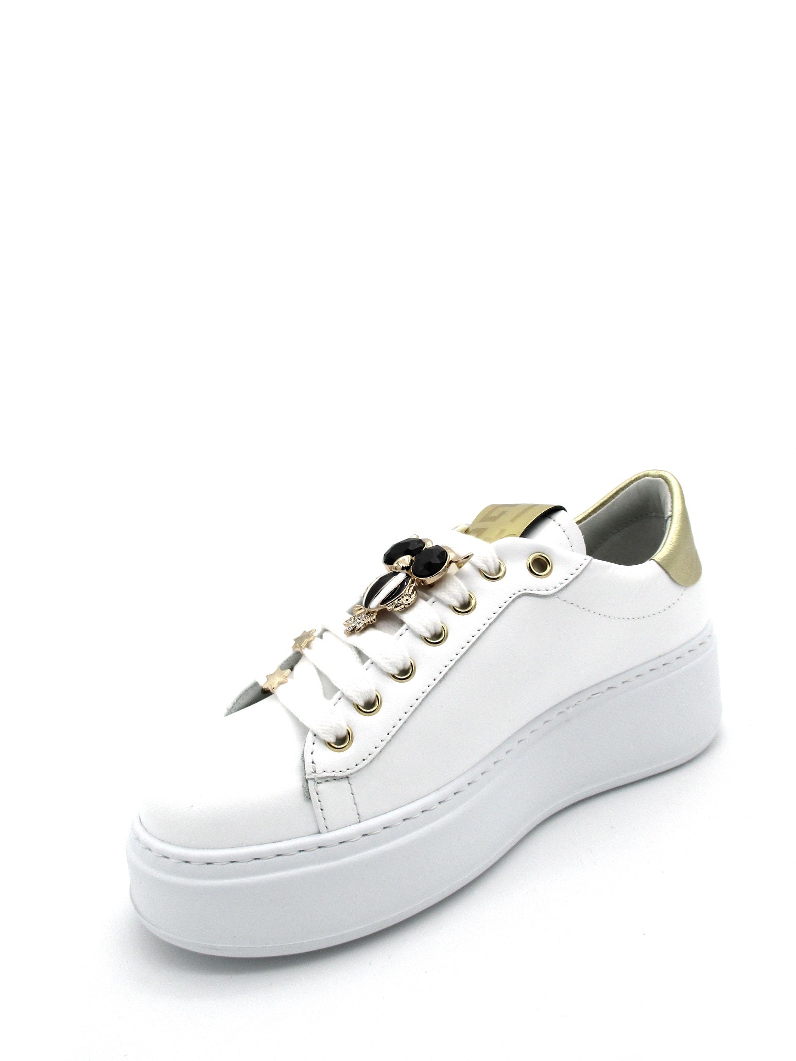 Sneaker pelle donna GIO+ G714GU bianca