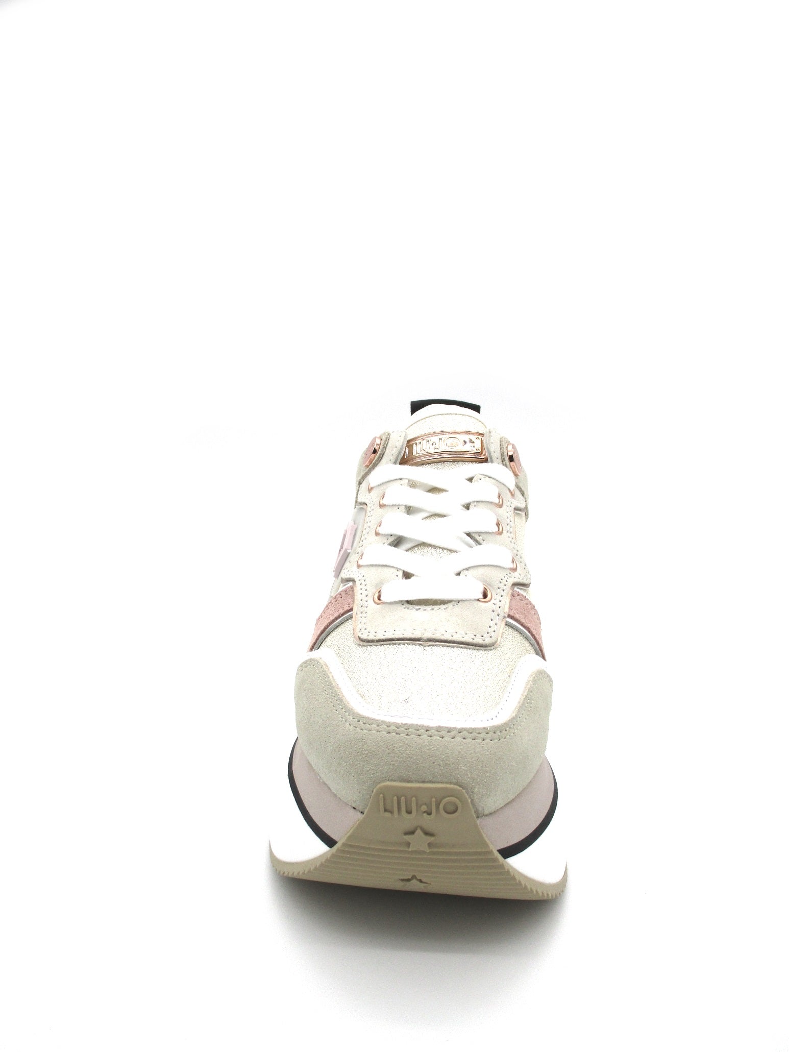 Sneaker LIU JO Super Maxi Wonder 2 Beige/Rosa antico