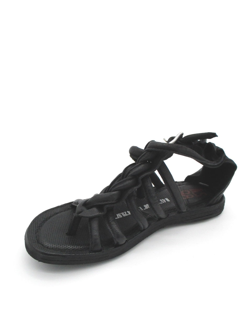 Sandalo in pelle donna As98 A16025 Black