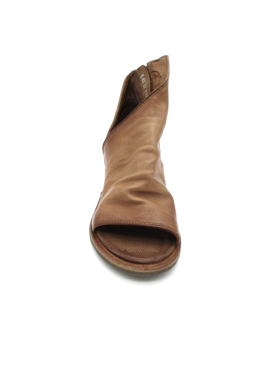 Sandalo tacco in pelle donna As98 A70004 Camel
