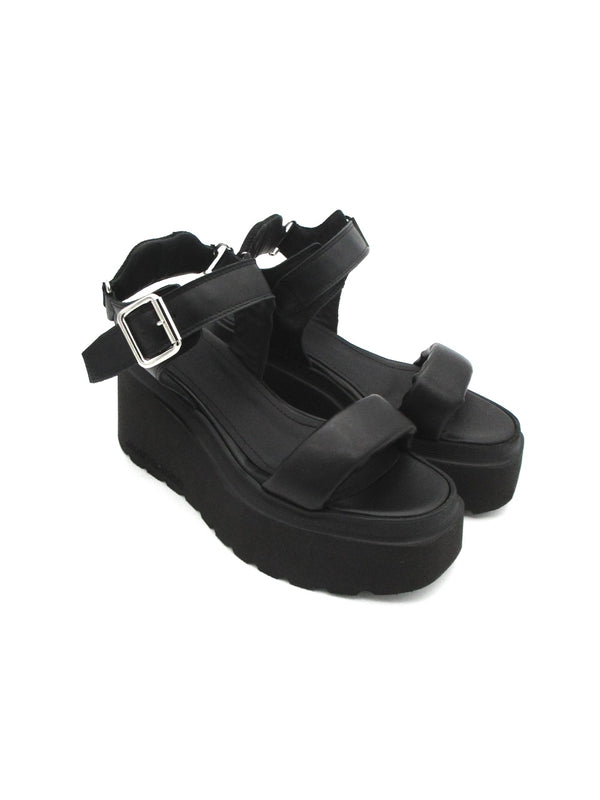 Sandalo pelle donna Janet & Janet Agata 3180 Nero