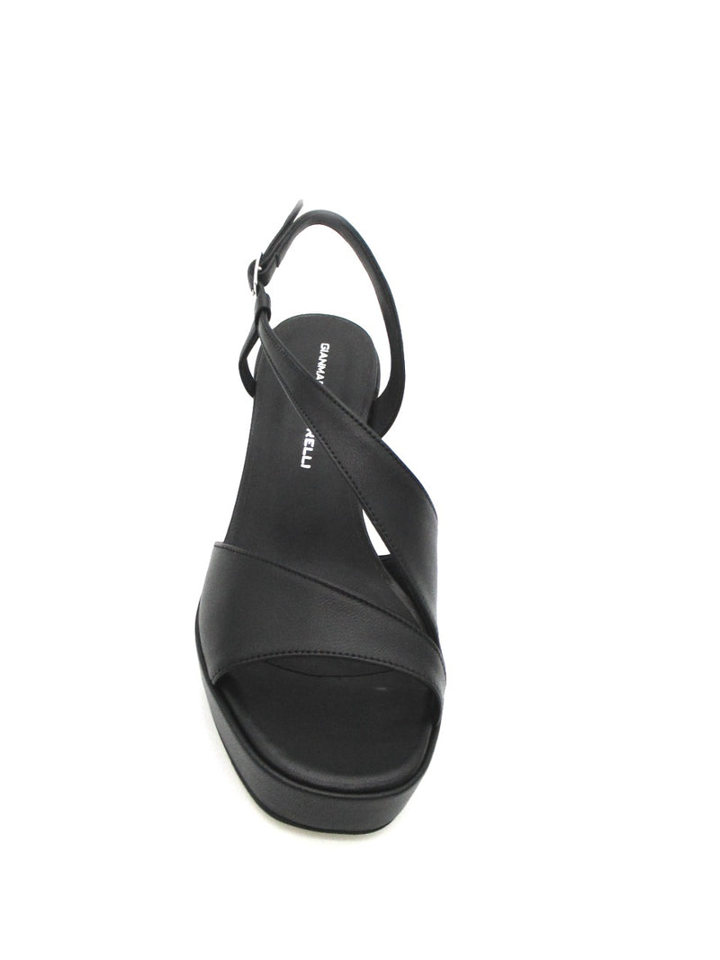 Sandalo pelle donna GIANMARCO SORELLI 2132 Nora Black