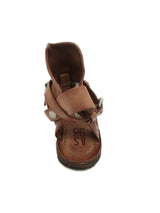 Sandalo pelle donna AS98 534010 cuoio