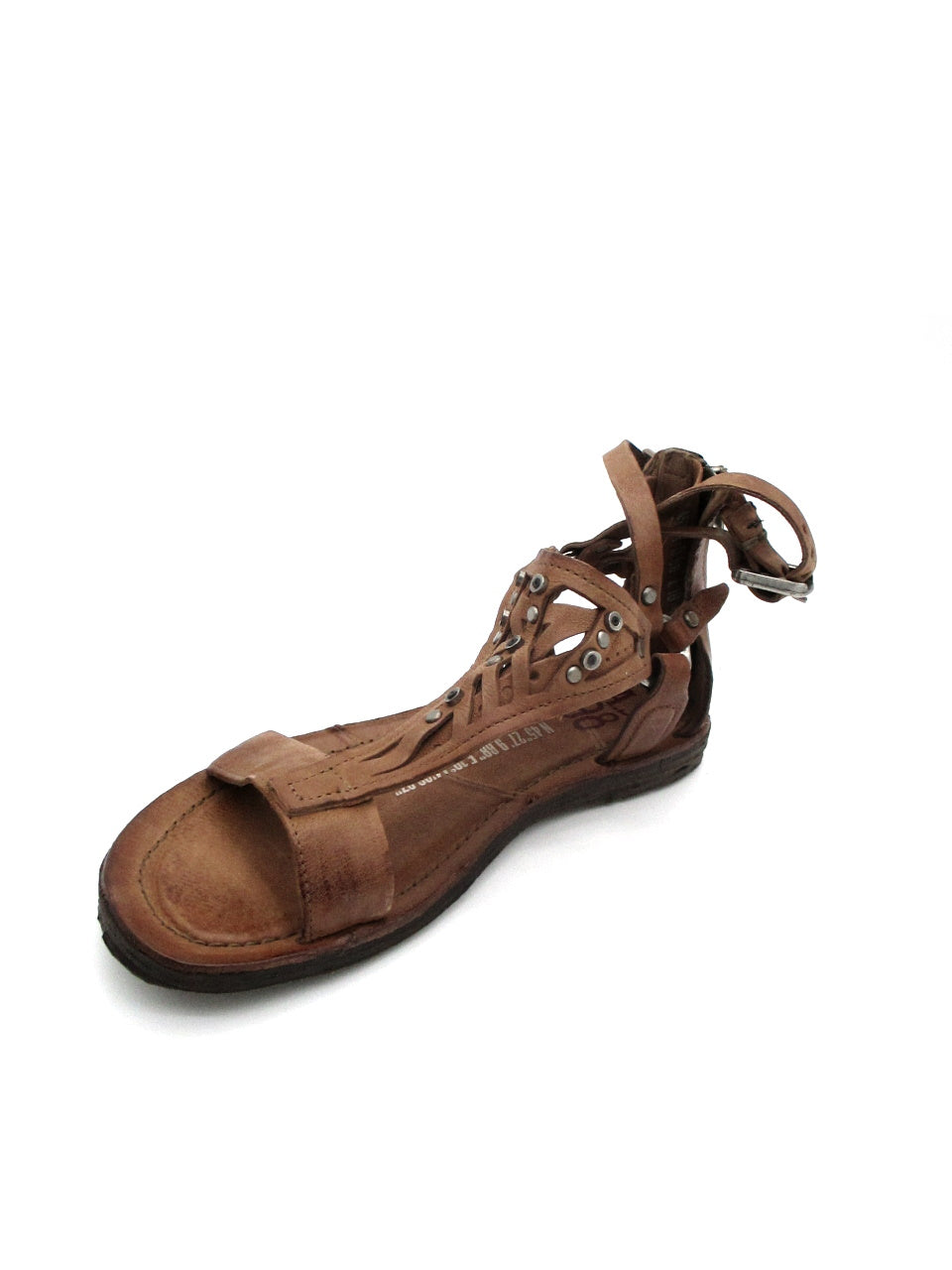 Sandalo pelle donna AS98 A16010 Calvados