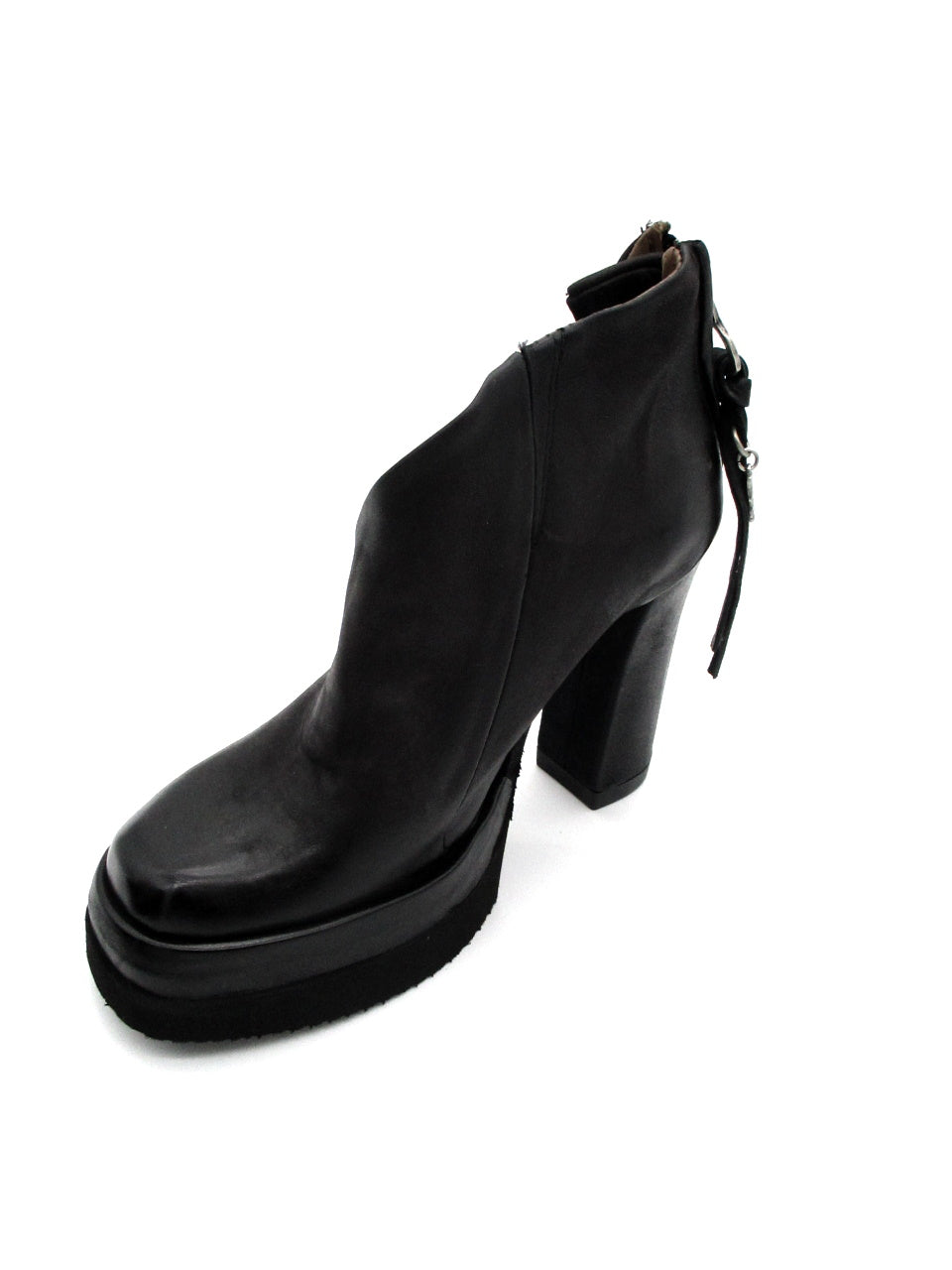 Stivaletto in pelle donna As98 A53204 Black