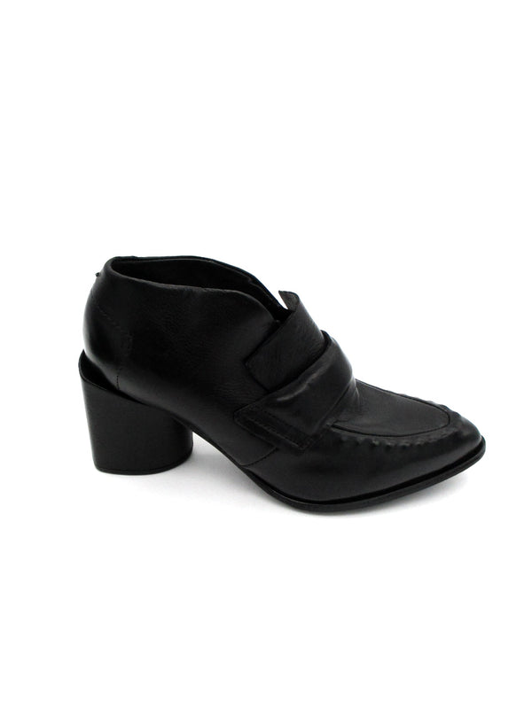 Stivaletto in pelle donna As98 A98104 Black