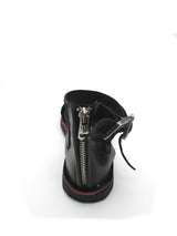 Sandalo pelle donna AS98 Nero - b19005 -