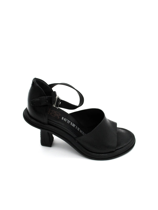 Sandalo in pelle donna As98 Sagita Black - B22006 -