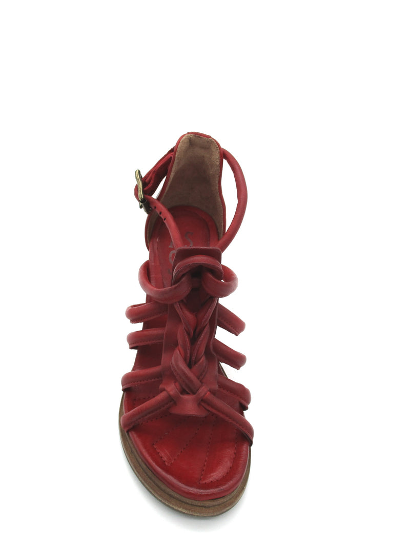 Sandalo in pelle donna As98 Berrix Blood - A85002 -
