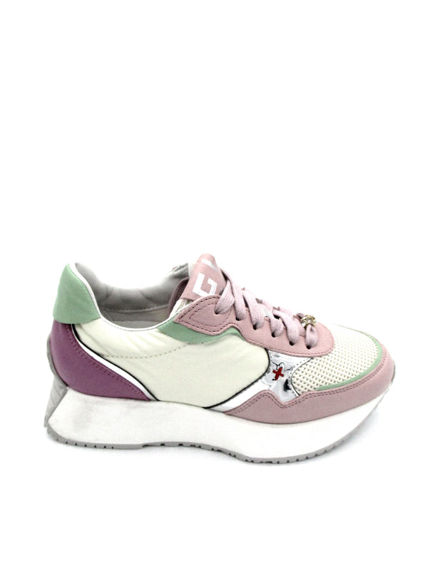 Sneaker pelle donna GIO+ Gipsy Combi Pastel