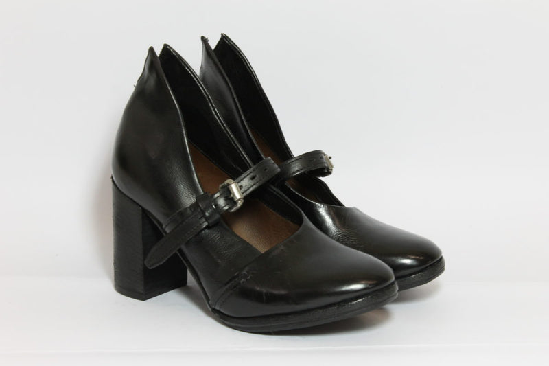 SCARPA PELLE DONNA AS98 583106 NERO