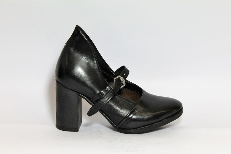 SCARPA PELLE DONNA AS98 583106 NERO