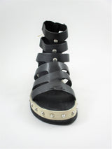 Sandalo pelle donna AS98 627006 nero