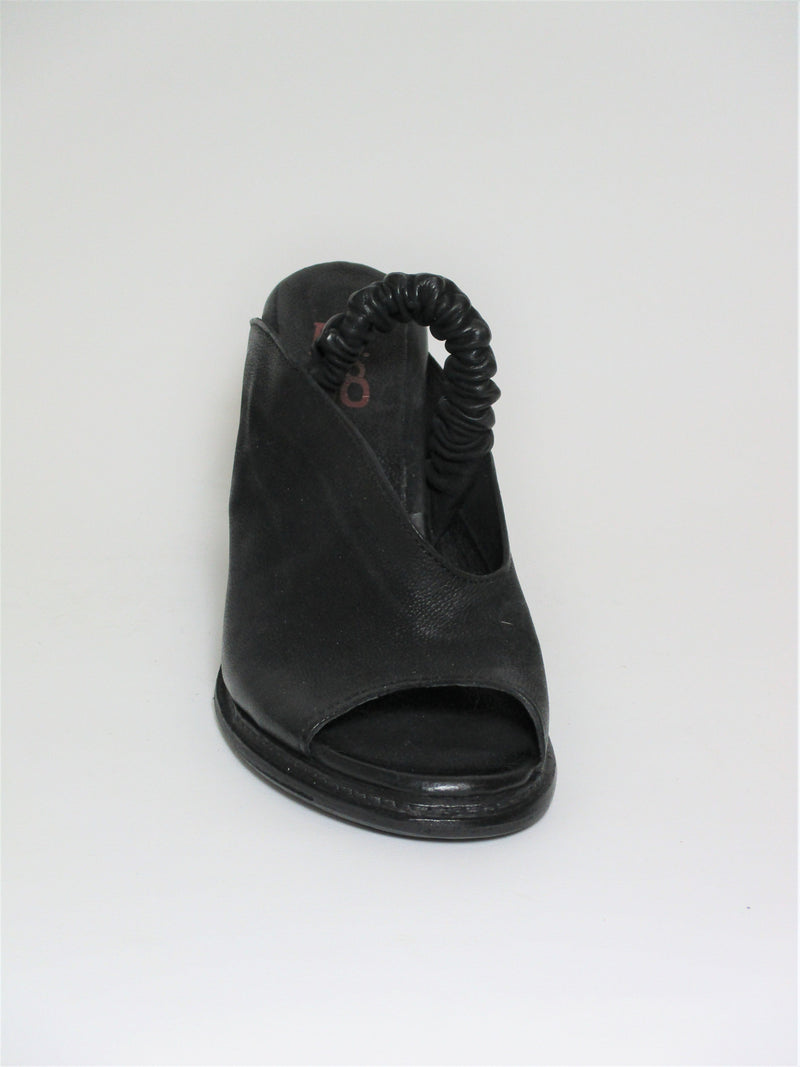 SABOT PELLE DONNA AS98 589029 NERO