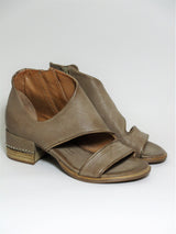 SANDALO PELLE DONNA AS98 672012 SABBIA