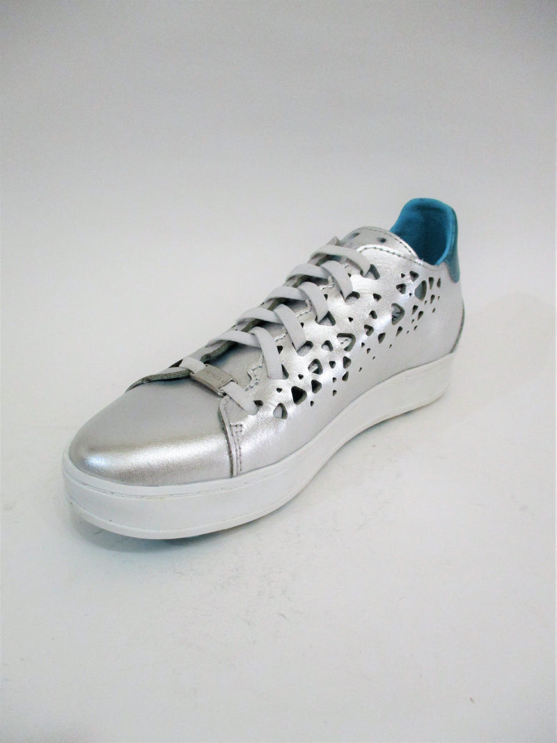 SNEAKER PELLE DONNA APEPAZZA SMW14 ARGENTO