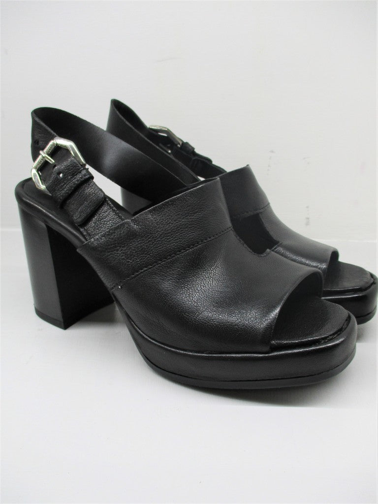 Sandalo Pelle Donna MJUS M16005 Nero