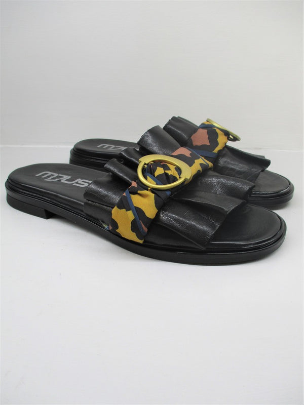 Sandalo Pelle Donna MJUS M05028 Nero
