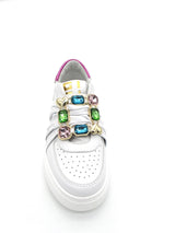 Sneaker pelle donna GIO+ Combi Luxury White - ADA39 -