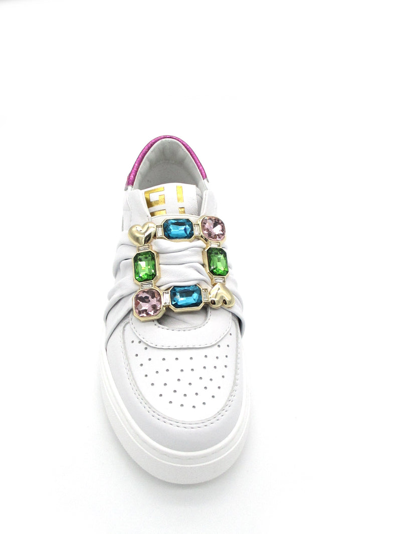 Sneaker pelle donna GIO+ Combi Luxury White - ADA39 -