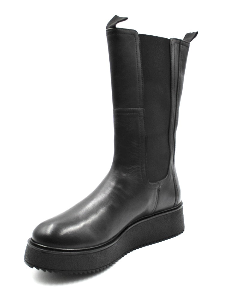Stivaletto Zuri pelle donna Apepazza nero