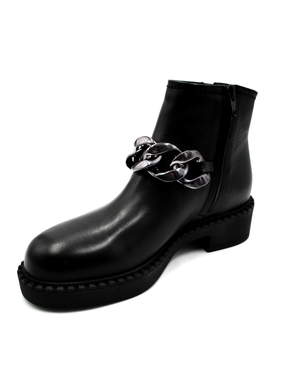 Stivaletto pelle donna Albano 2025 nero